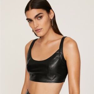 AS by DF recycled leather bralette